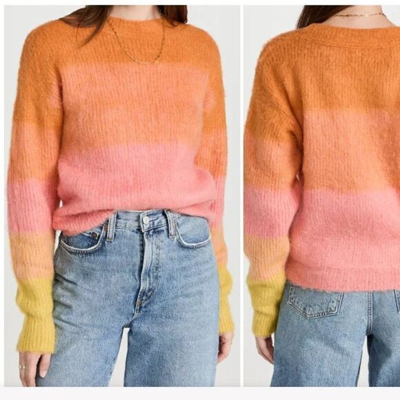 FREE PEOPLE Autumn Sky Fuzzy Sweater Size XS - Picture 1 of 7